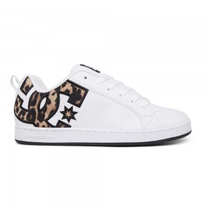 DC Court Graffik Weiß Leopard | RULY-72419