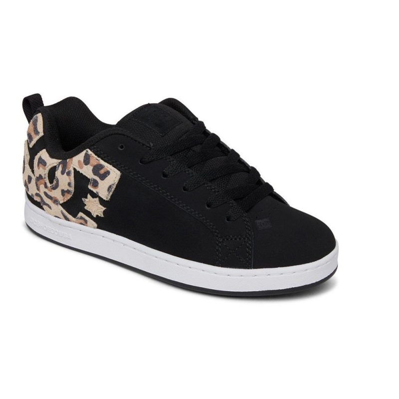 DC Court Graffik Schwarz Leopard | PUBM-50891