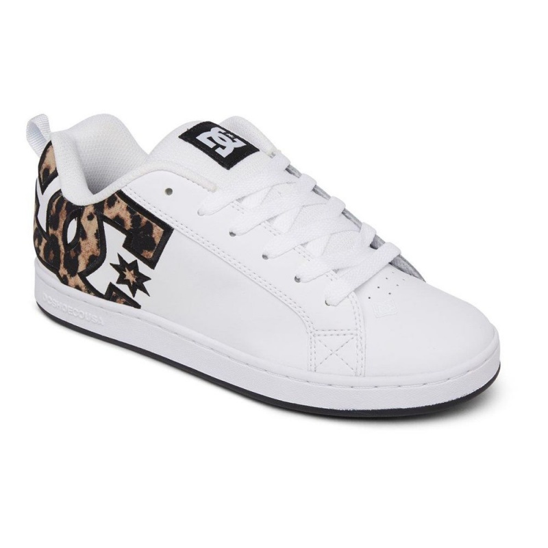 DC Court Graffik Weiß Leopard | RULY-72419