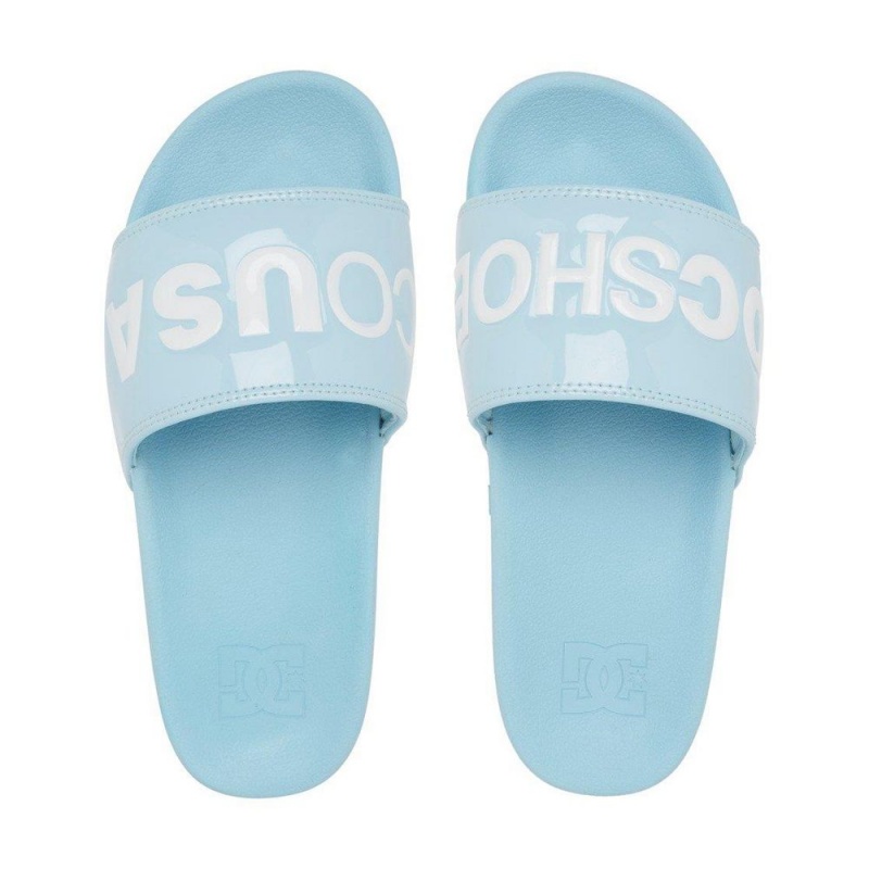 DC Slides Blau Weiß | SPUK-95781