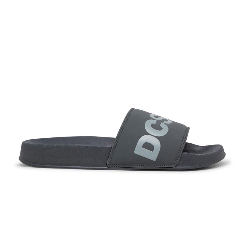 DC Slides Grau Rot | WYLU-21063